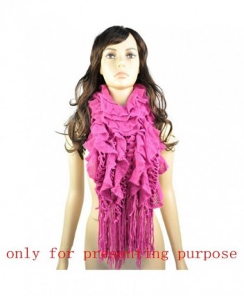 HUAN XUN Knitting Tassels Fashion in Fashion Scarves