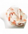 Goldfish infinity scarf beige loop scarf Birthday gift for her anniversary present - CV186R25K9I