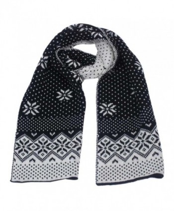 Elaco Christmas Snowflake Scarf Winter in Fashion Scarves