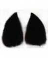 Women's Short Fox Real Fur Collar Scarf Wrap Shawl - CH12FR1VRA9