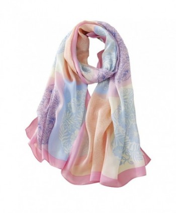 Tong Rui Women's Large Silk Scarf Colorful Scarf - Tr 02 - CZ185KC9E0Z