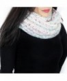 Chunky Knitted Infinity Blended Pastel in Cold Weather Scarves & Wraps