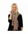 2tone Super Chunky Thick Fringe in Fashion Scarves
