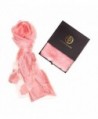 Alice Blake Becca Sheer Burnout Floral Pattern Scarf Shawl Wrap w/ FREE Gift Box - Pink More Burnout - C0182DZA9MK