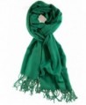 La Purse Light Weight Solid Color Pashmina Scarf- Silk Feel & - Kelly Green - CY11RW16PF1