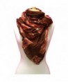 Brown Exotic Jewel Print Light in Wraps & Pashminas