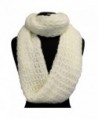 Ivory Mohair Winter Infinity Scarf