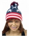 Patriotic American Flag Cuffed Beanie