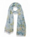 Ladies Colorful Printed Butterflies Scarf