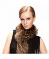 FURTALK Natural Raccoon Jacket Collar in Cold Weather Scarves & Wraps