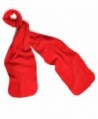 Nollia Solid Color Fleece Unisex Winter Scarf (Red - CW11QIQTYOP