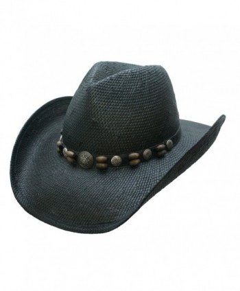 Conner Hats Unisex Beaver Creek Western Hat - Black - CN11DPPBBMP