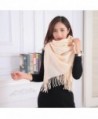 YCHY Large Cashmere Pashmina Champagne