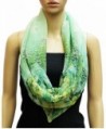 NYFASHION101 Womens Floral Stretchable Infinity in Fashion Scarves