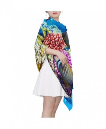 Tropical JSTEL Elegant Fashion Neckerchief in Wraps & Pashminas