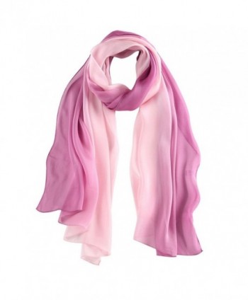 STORY OF SHANGHAI Womens 100% Mulberry Silk Head Scarf For Hair Ladies Scarf Gift for Valentine's Day - Pink2 - CT183L35G90