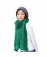 Solid Color Knitted Ladies Section in Cold Weather Scarves & Wraps