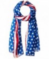 D&Y Women's Americana Oblong Scarf - Navy - CT120NP4VXF