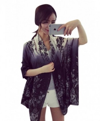 JD SUITCASE Fashion Lace Print Shawl Wrap Lightweight Scarves For Women - CC12O53TKF3