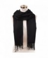 SojoS Womens Large Soft Cashmere Feel Pashmina Shawls Wraps Winter Scarf SC304 - C2 Black - CV186O9Z4YX