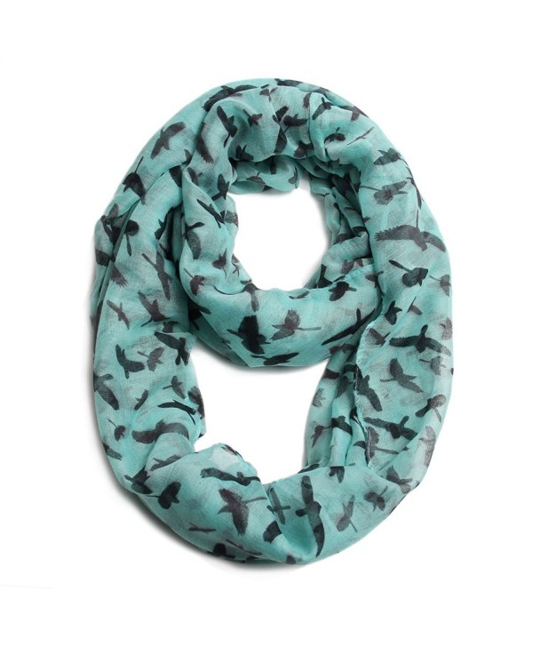 Scarfand's Animal Print Infinity Scarves - Eagle Blue - CQ11KMTMF45