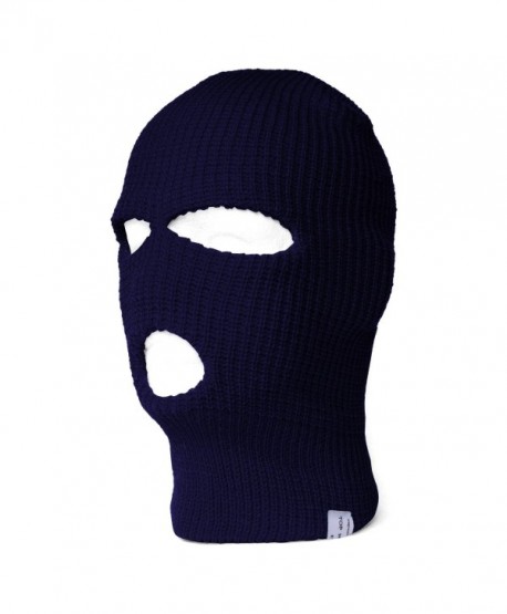 Navy Three Holed Ski Mask - C9112FQEFEV