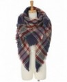 Cashmere Blanket Scarves Buffalo Checked