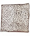 Brown Leopard Printed Small Square