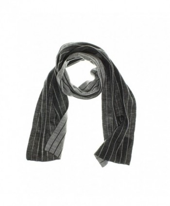 Chaps Unisex Reversible Pinstriped Scarf