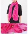 Fashion Floral Embroidery Lightweight Scarves in Fashion Scarves