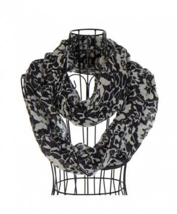 Pashmina Blossom Floral Infinity Scarfs