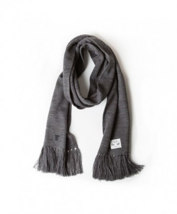 TORRO Premium 100% Wool Scarf - Charcoal Grey - C412NGG0NYY