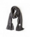 TORRO Premium 100% Wool Scarf - Charcoal Grey - C412NGG0NYY