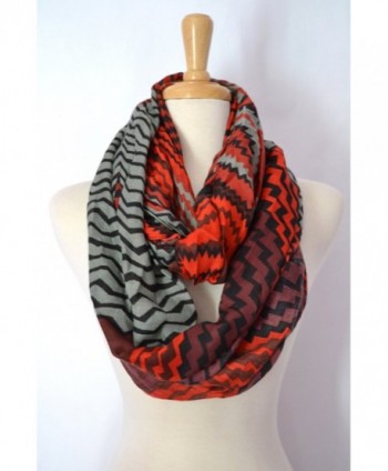 Anytime Scarf Womens Chevron Infinity in Cold Weather Scarves & Wraps