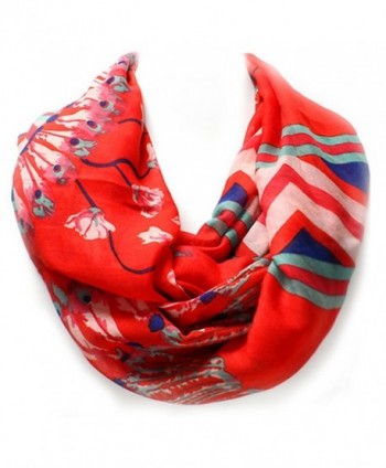 Feather Western Infinity WYO HORSE Collection - Coral/Red - CO184Y6QHZA