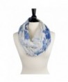 Pop Fashion Butterfly Infinity Scarves - White - C4187M9AR3N