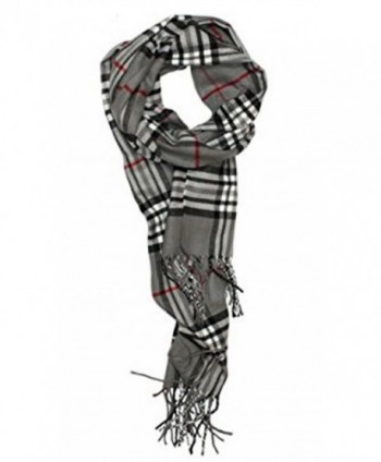 Classic Style Checked Cashmere Winter in Fashion Scarves