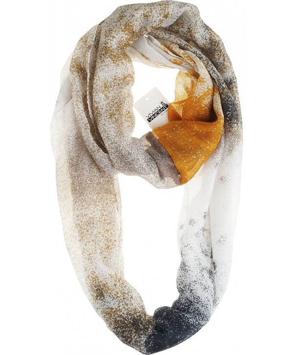 Vivian & Vincent Soft Light Elegant Sheer Infinity Scarf - C4 - C7186ZIC688