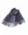 Wool Scarf Hand Woven Merino & Cashmere - Purple - CD11HJMQ4JP