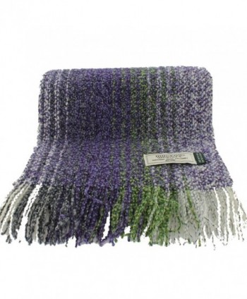 Mucros Cashmere Merino Purple Ireland in Fashion Scarves