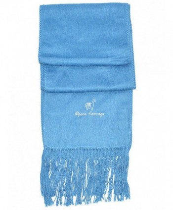 Gamboa Extra Warm Baby Alpaca Scarf - Light Blue - CH1264SWI3Z