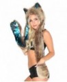 iHeartRaves Animal Mittens Hoodie Electric in Fashion Scarves