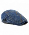 Qunson Unisex Denim Flat Ivy Gatsby Newsboy Hat Cap - A-Blue - C512LY076S5