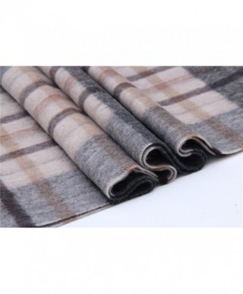 Saferin Women Cashmere Plaid F005 Grey in Fashion Scarves