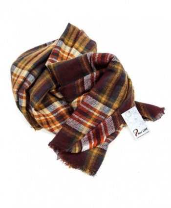 Womens Tartan Scarf Checked Pashmina in Fashion Scarves