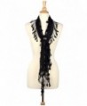 Fashion Romantic Scarf Tassels Black in Fashion Scarves