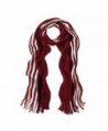 Classic Premium Unisex Striped Winter Knit Fringe Scarf - Different Colors - V6 - C4127NGB60X