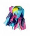 Chiffon Scarf- Sothread Women Printing Ink Painting Style Soft Scarves Shawl Scarf Wrap (Blue) - " Blue " - CI187IG0TCH