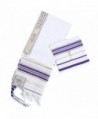 New Convenant Messianic Tallit Prayer Shawl with Matching bag by Star Gifts - Purple - CX186EDEN6O