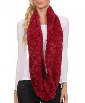 Sakkas CXGJ1531 Winter Infinity 5 Cranberry in Cold Weather Scarves & Wraps